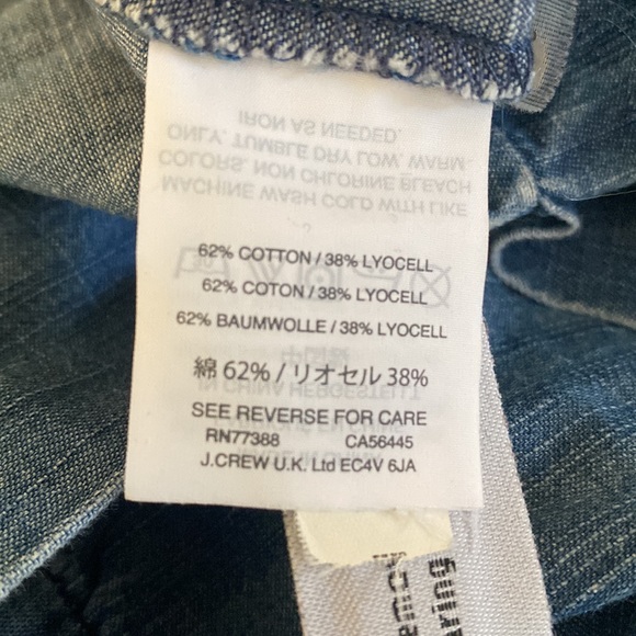 Madewell Chambray Denim lovely wrap top. - Picture 10 of 13